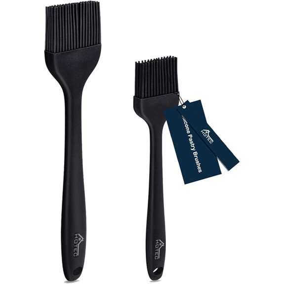 HOTEC Silicone Basting Brushes for Cooking and BBQ