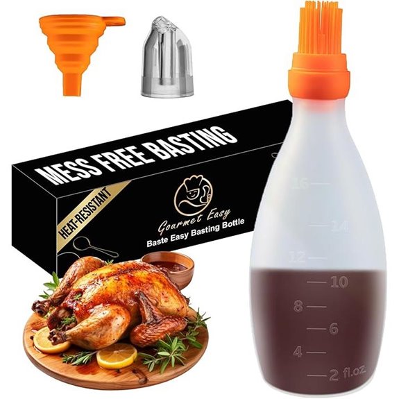 Silicone Pastry Brush with Sauce Dispenser