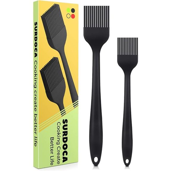 SURDOCA Silicone Pastry Basting Brush Set