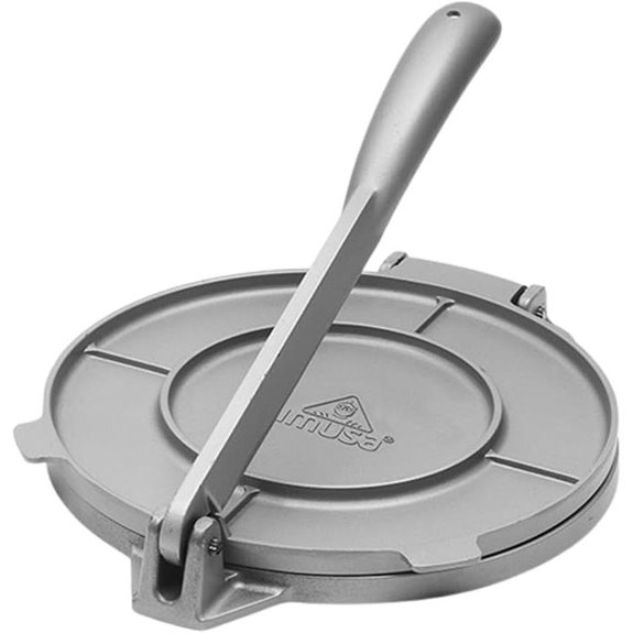 IMUSA USA Tortilla Press 8 Inch Silver