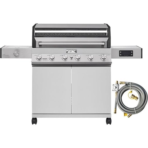 Monument 6-Burner Natural Gas Smart BBQ Grill