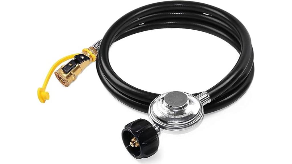 six foot propane hose