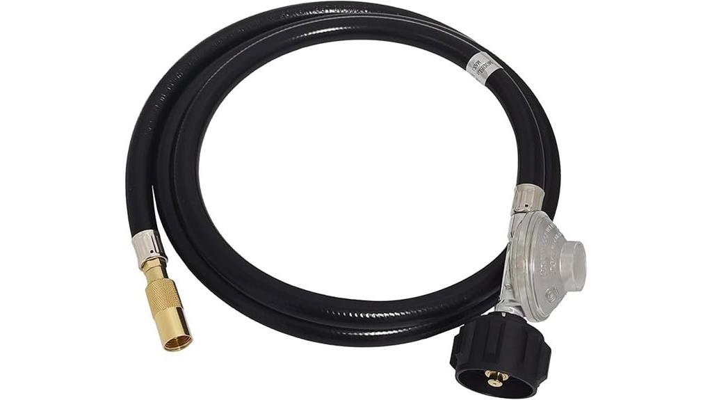 six foot propane regulator