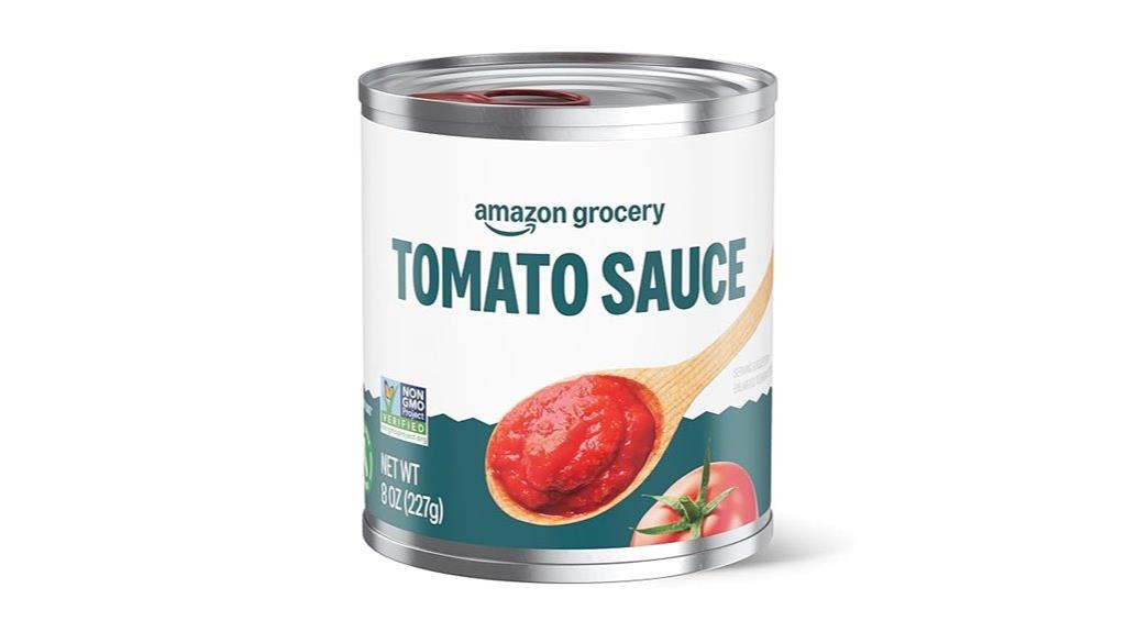 small jar of tomato sauce