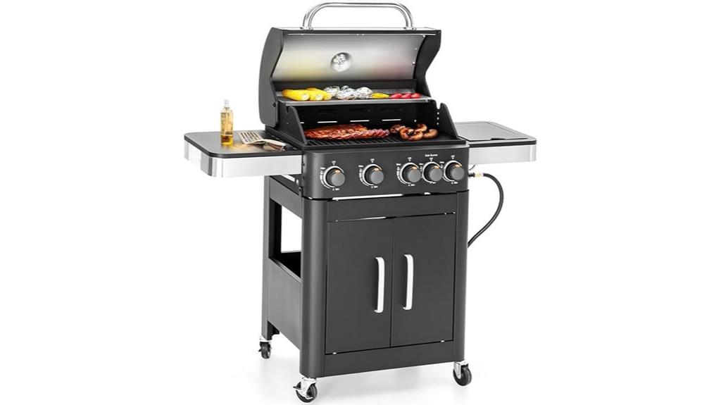 sophia william four burner grill