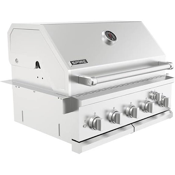 Spire 5-Burner Built-In Gas Grill Island Stainless