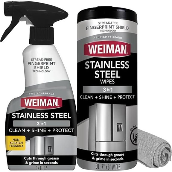 Weiman Stainless Steel Cleaner Kit