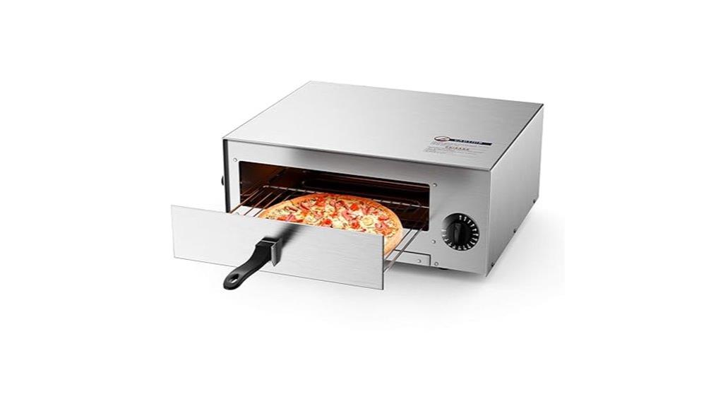 stainless steel electric pizza oven