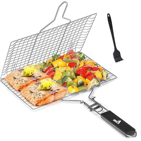 UNCO Stainless Steel Fish & Vegetable Grill Basket