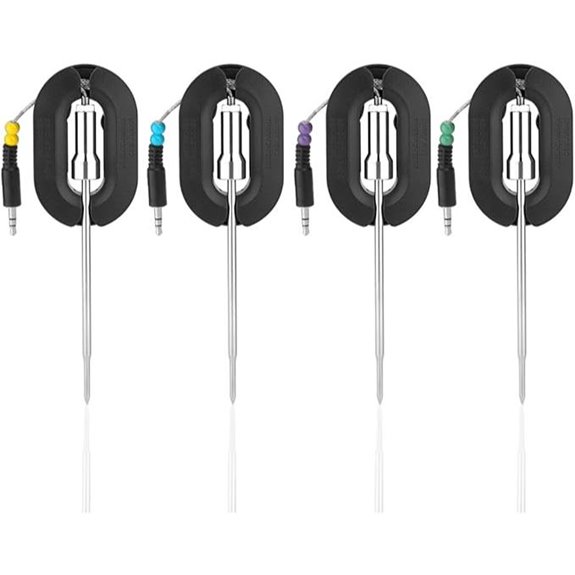 Weinas Stainless Steel Grill Thermometer Probes (4 Pack)