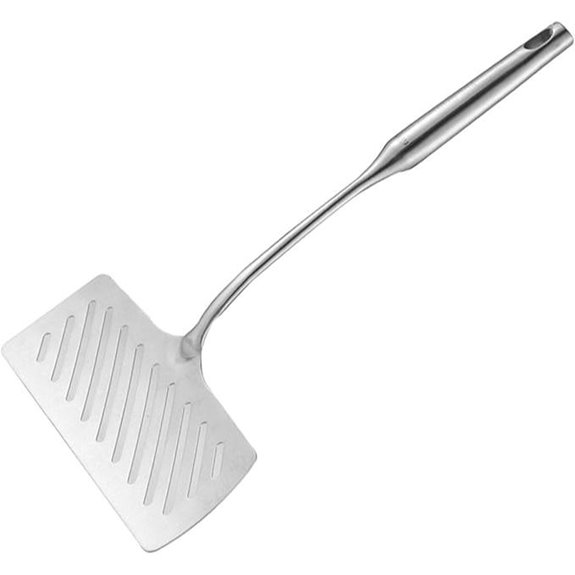 Stainless Steel Steak Spatula with Long Handle
