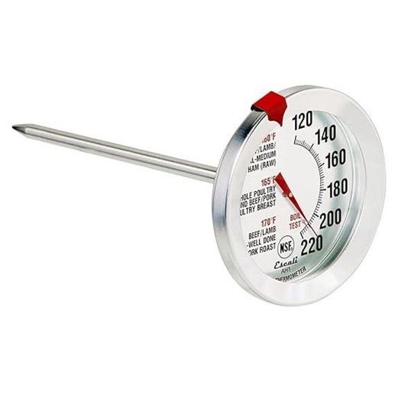 Escali Stainless Steel Oven Meat Thermometer NSF Certified