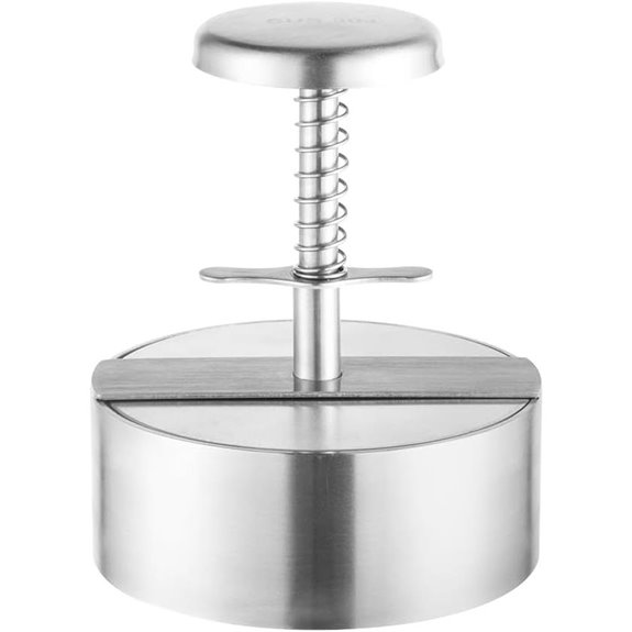 Brigii Stainless Steel Hamburger Patty Maker (4.5)
