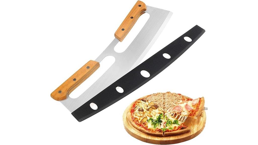 stainless steel pizza cutter