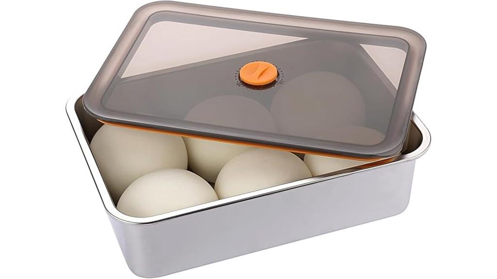 stainless steel pizza proofing box