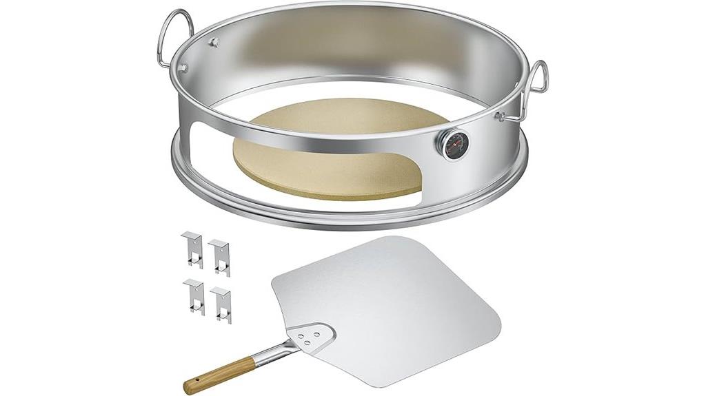 stainless steel pizza ring