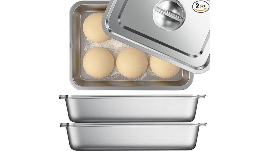 stainless steel proofing boxes