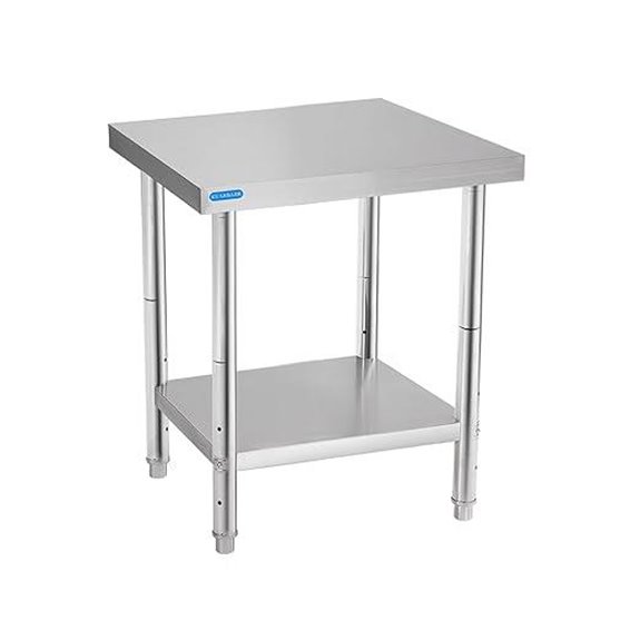 Stainless Steel Prep & Work Table with Undershelf