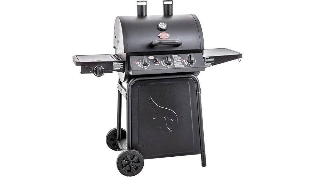 three burner propane grill