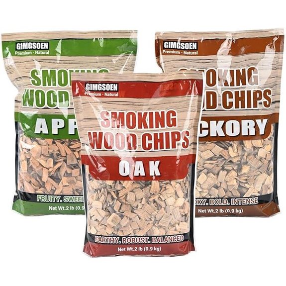 Smoking Wood Chips Variety Pack (3 Flavors 6 lbs)