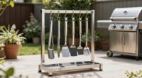 top bbq tool storage racks
