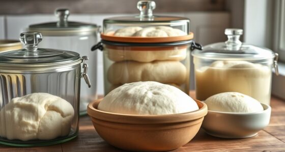 top dough fermentation containers