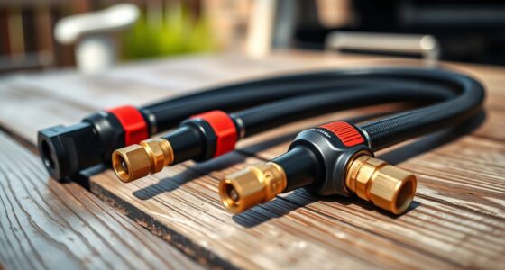 top gas regulator hoses