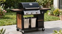 top grill carts with storage