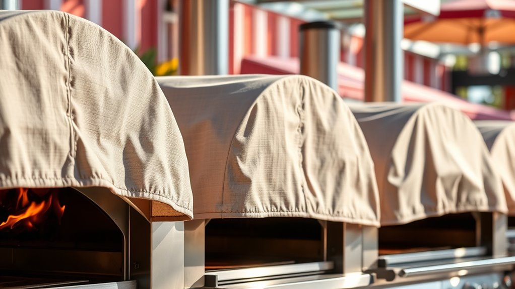 top heavy duty pizza oven covers
