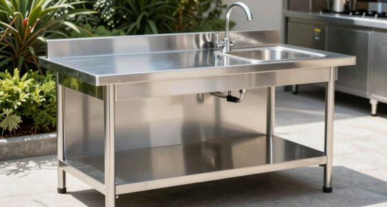 top outdoor stainless prep tables