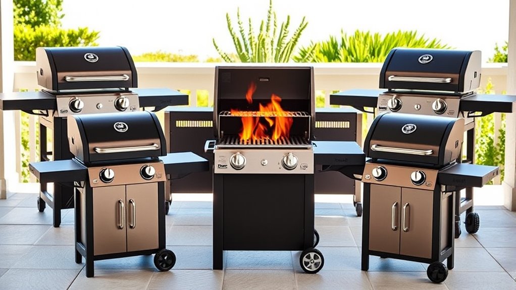top portable dual burner grills