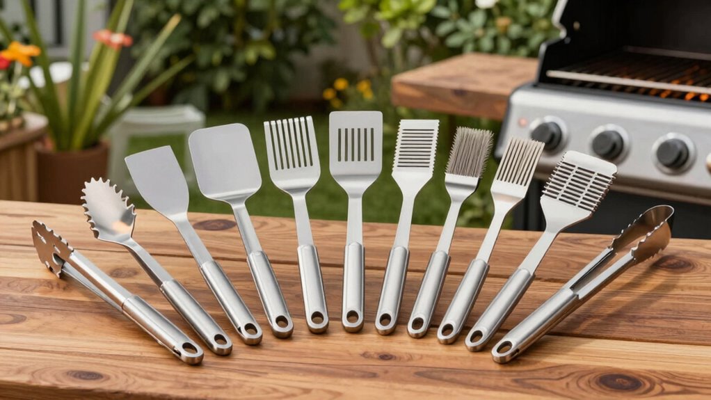 top stainless steel grill sets