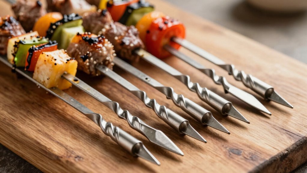 top stainless steel skewers