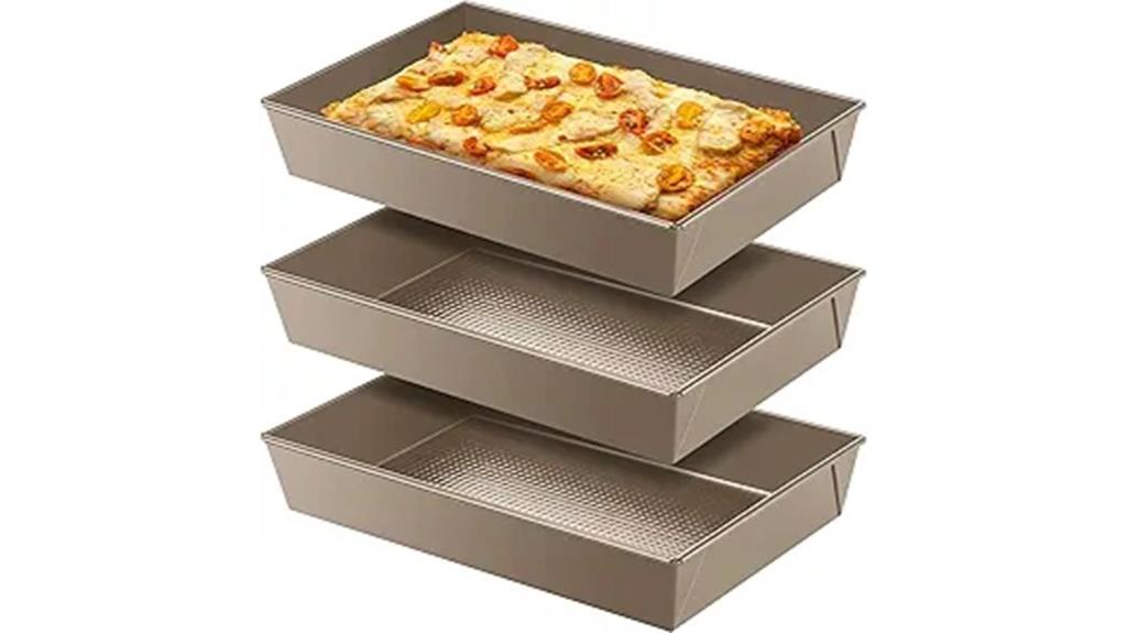 tri piece non stick bakeware
