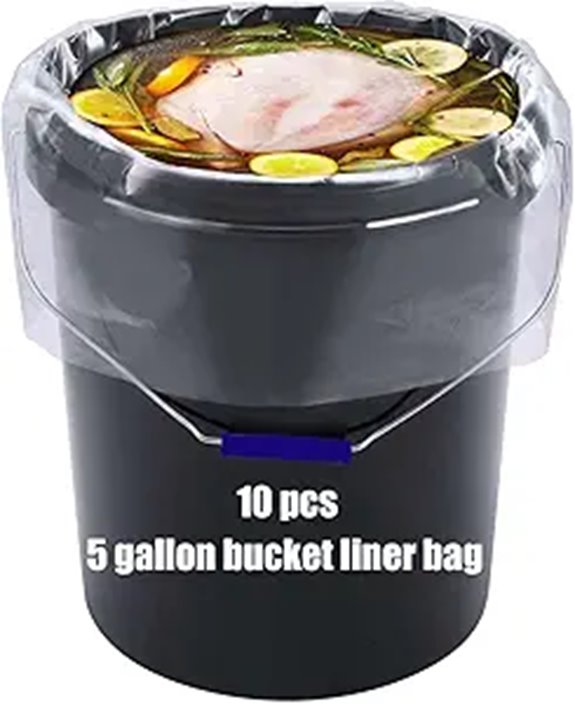10 Pack 5 Mil Turkey Brining Bags for Marinating