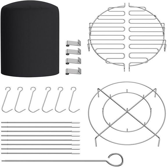 BBQ-PLUS Turkey Fryer Accessory Kit with Cover