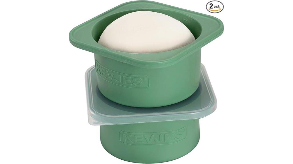 two 1000ml airtight containers