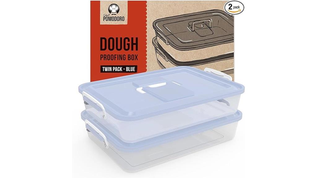 two pack pizza proofing boxes