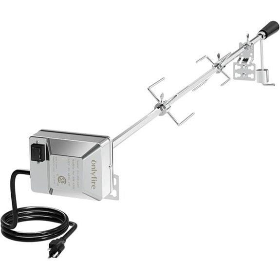 Onlyfire 6022 Universal Rotisserie Kit with Motor
