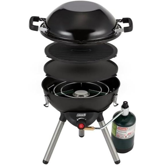 Coleman 4-in-1 Portable Propane Grill with Attachments