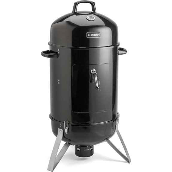 Cuisinart 18” Vertical Charcoal Smoker with Thermometer