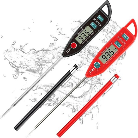 waterproof meat thermometers pack