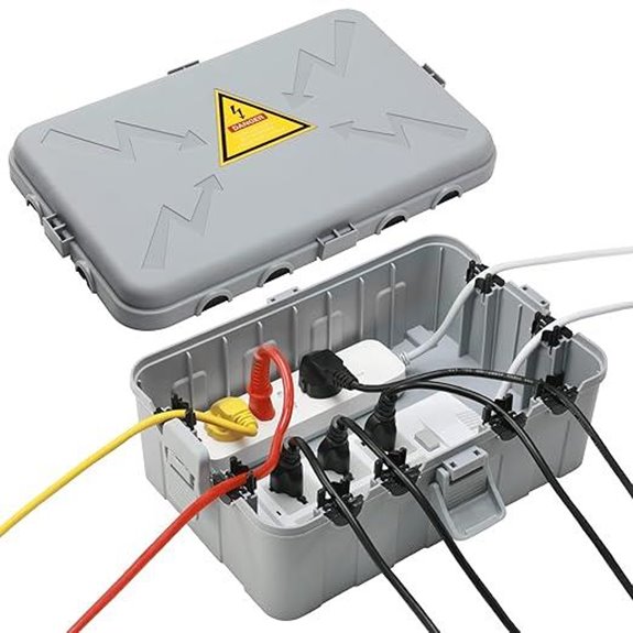 Hrensaw Waterproof Outdoor Electrical Box (12.5x8.5x5 inch)