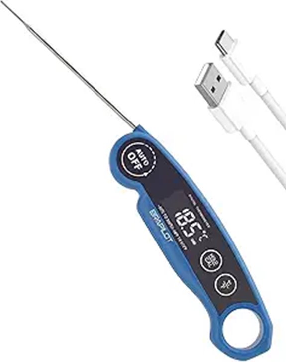 Digital Meat Thermometer Waterproof Rechargeable Probe