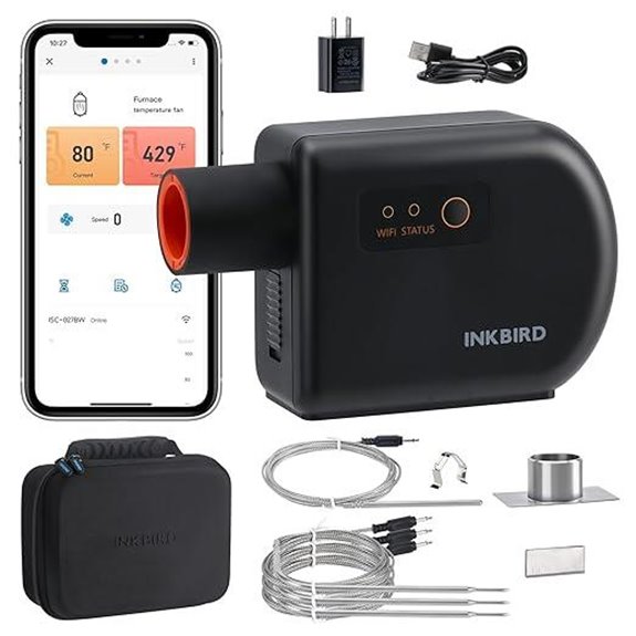INKBIRD Wi-Fi Bluetooth BBQ Temperature Controller