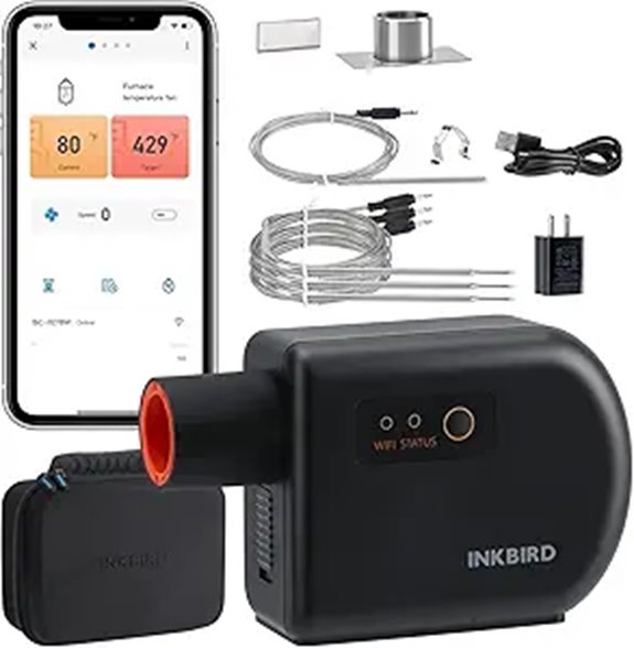 Inkbird WiFi & Bluetooth BBQ Temperature Controller Kit