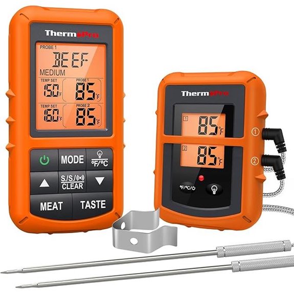 ThermoPro TP20 Wireless Meat Thermometer with Dual Probes