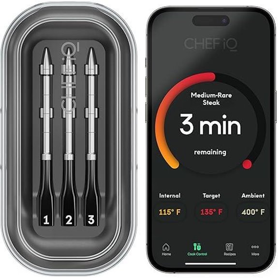CHEF iQ Sense Wireless Meat Thermometer with Probes