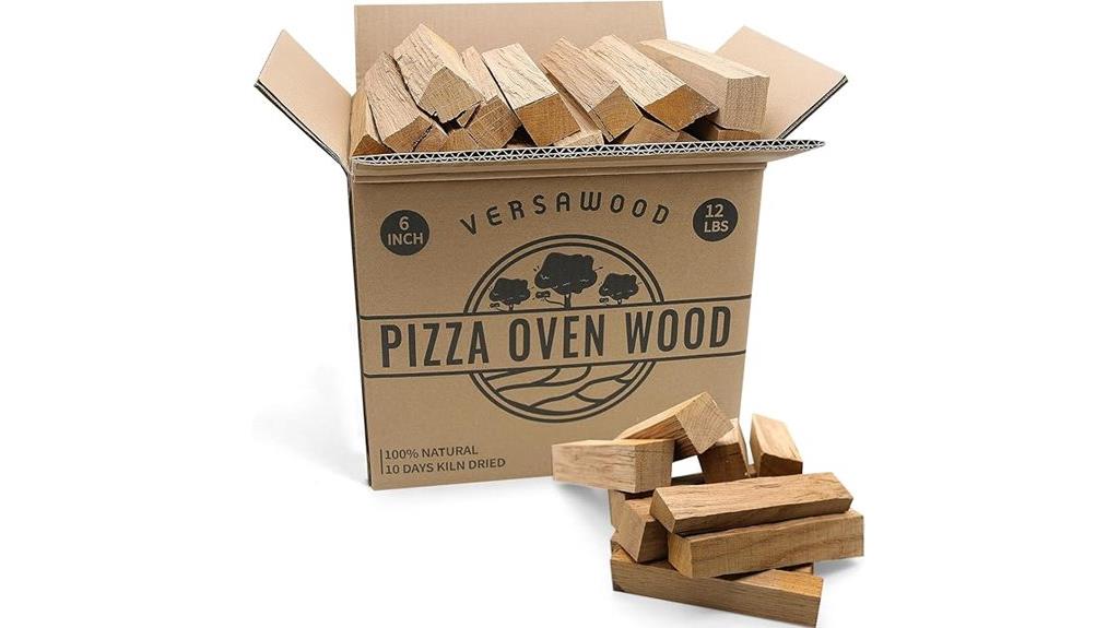 wood fired pizza logs