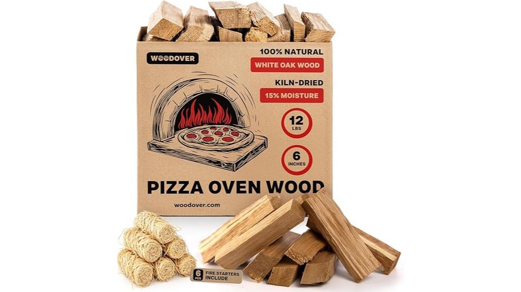 wood fired pizza oven logs